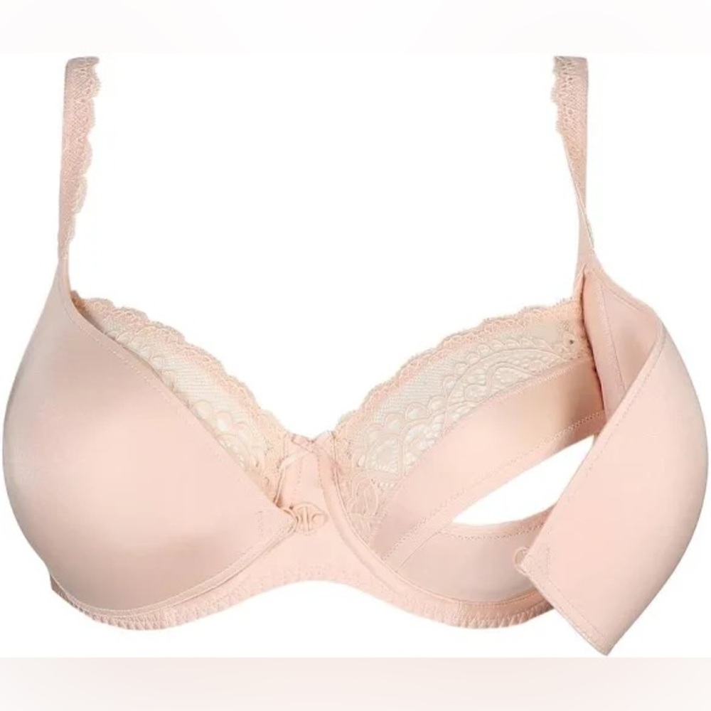 PrimaDonna Twist Nursing Bra – Size 38G – Pastel Pink, Worn Once